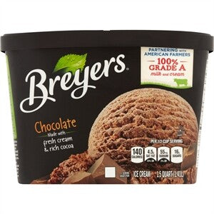BREYERS CREAMERY CHOCOLATE 1.41 L