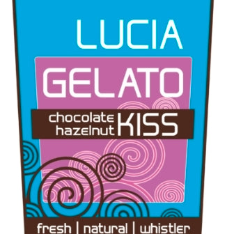 LUCIA GELATO Chocolate Hazelnut Kiss 500ml