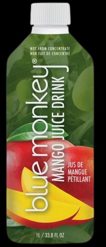 Blue Monkey Mango Juice Drink, 1 l