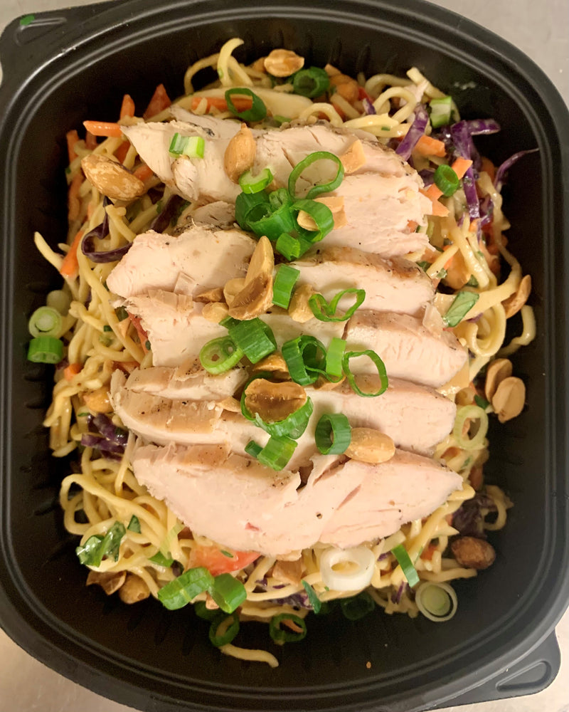 Thai Peanut Chicken Noodle Stir Fry