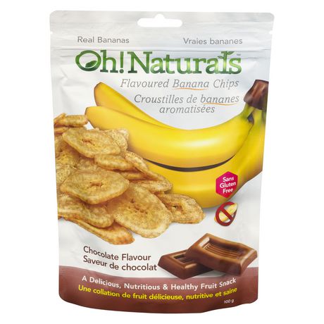 Oh! Naturals Flavoured Banana Chips, 100 g