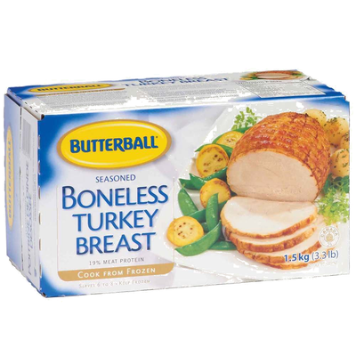 Butterball Seasoned Boneless Turkey Breast, 1.5 kg