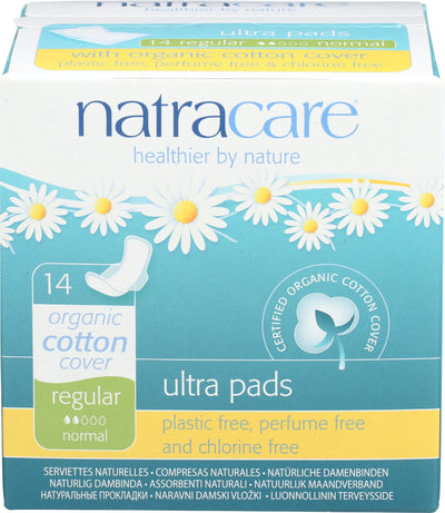 NATRACARE Natural Regular Ultra Pads 14's