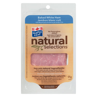 Natural Selections Baked White Ham, 175 g