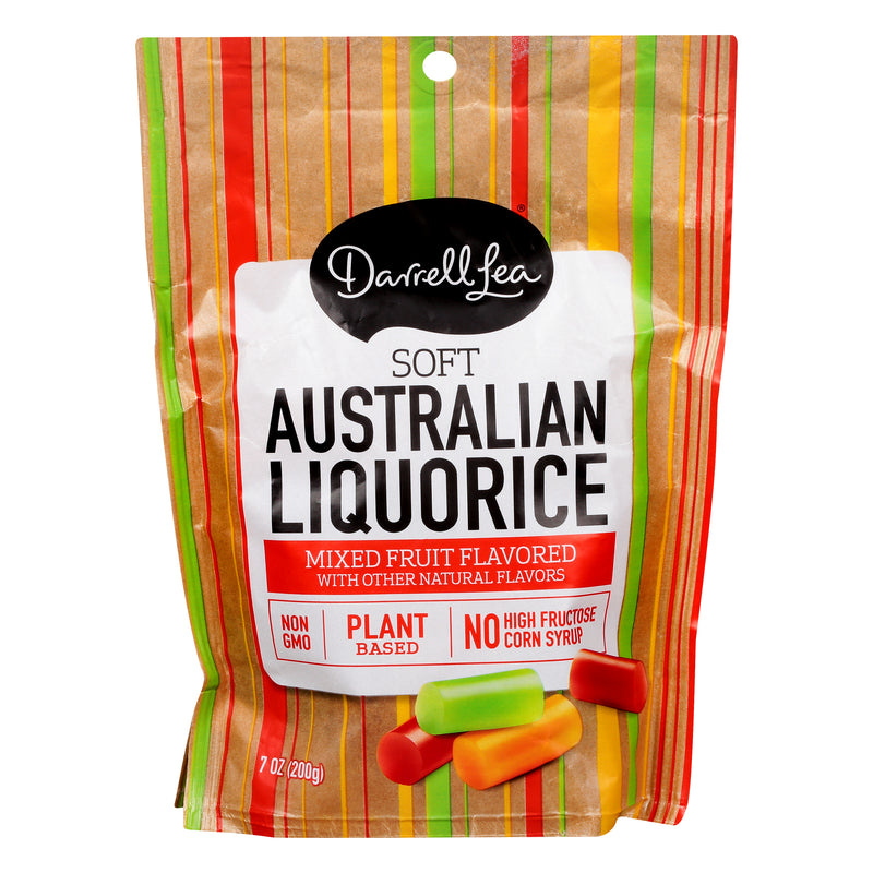 Darrell Lea Australian Mixed Fruit Flavored Soft Liquorice, 198 g