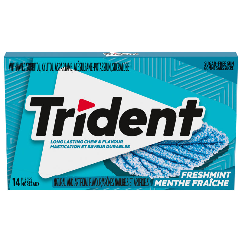 TRIDENT Freshmint Gum 14 Pieces