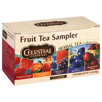 CELESTIAL Fruit Herbal Tea Sampler 40g 18's