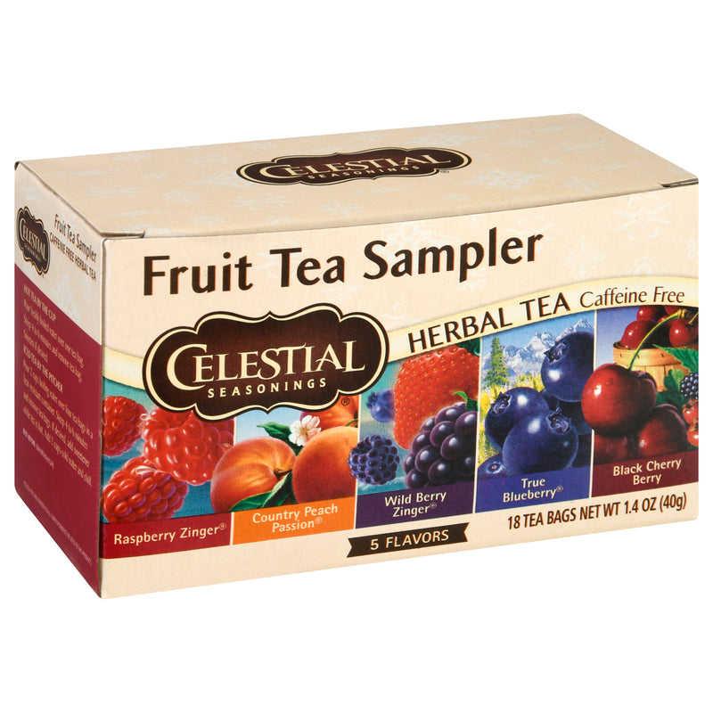 CELESTIAL Fruit Herbal Tea Sampler 40g 18's