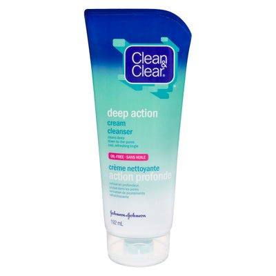 CLEAN & CLEAR Deep Action Cream Cleanser 192ml