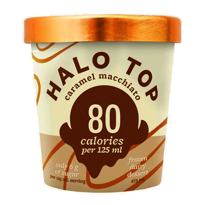 HALO TOP Caramel Macchiato Frozen Dairy Dessert 473ml