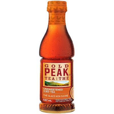 Gold Peak Tea Unsweetened Iced Tea, 547 mL