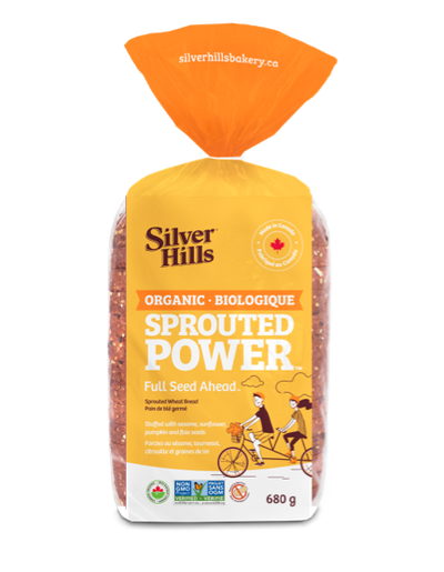 Silver Hills Organic Sprouted Power Wheat Bread, 680 g
