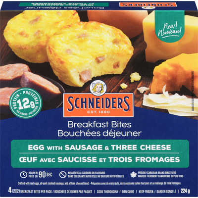 BREAKFAST BITE EGG WITH SAUSAG 224 g