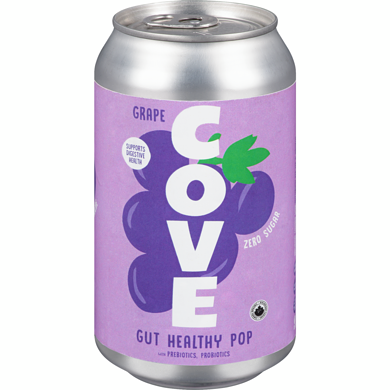 COVE SODA ZERO GRAPE 355 ml