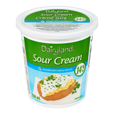 DAIRYLAND 14% Milk Fat Sour Cream 750ml