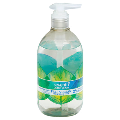 Seventh Generation Natural Hand Wash Free & Clean Unscented, 340 g