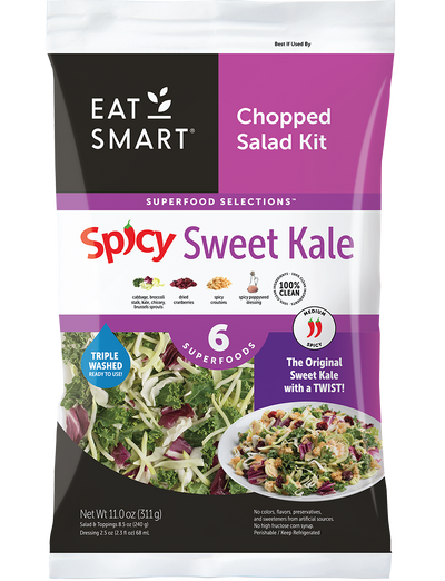 Eat Smart Sweet Spicy Kale Chopped Salad Kit, 312 g