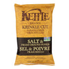 KETTLE Brand Salt & Pepper Krinkle Cut Potato Chips 220g