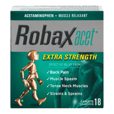 ROBAXACET Extra Strength Muscle Relaxant 18's