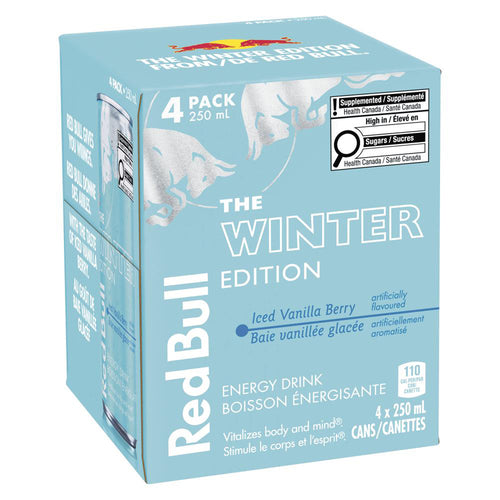RED BULL ICED VANILLA BERY 4 x 250 ml