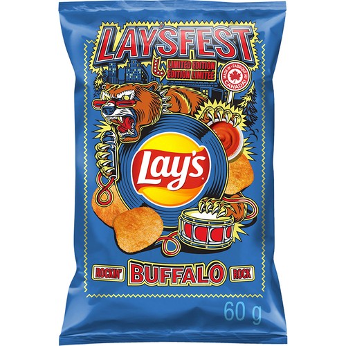 LAYS ROCKIN' BUFFALO ROCK 60 g