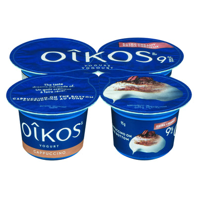Oikos Cappuccino On The Bottom Greek Yogurt, 4 ct