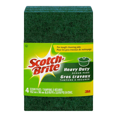 SCOTCH-BRITE Heavy Duty Scour Pads 4's