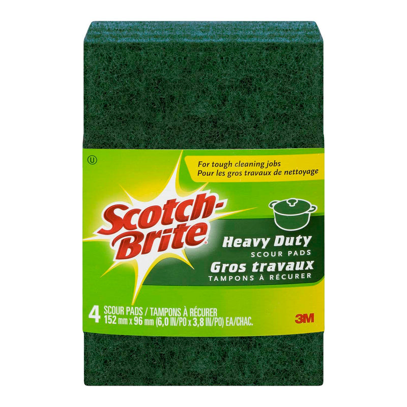 SCOTCH-BRITE Heavy Duty Scour Pads 4's