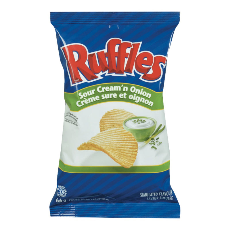 RUFFLES Sour Cream 'n Onion 66g