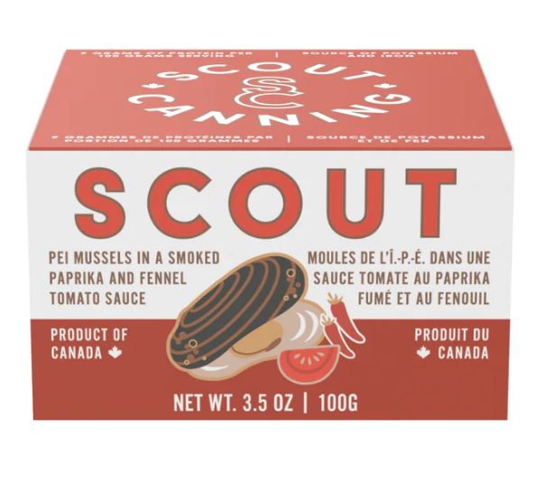 Scout Mussels In Tomato Sauce, 99 g