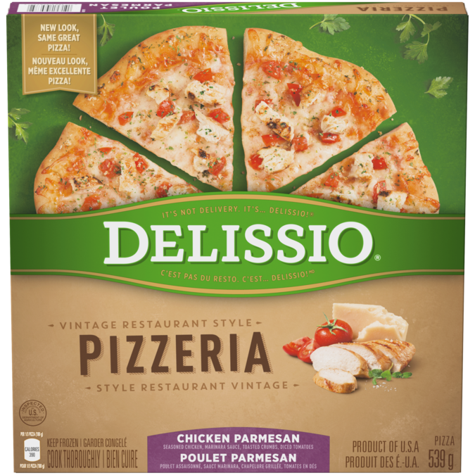 Delissio Chicken Parmesan Pizzeria, 539 g