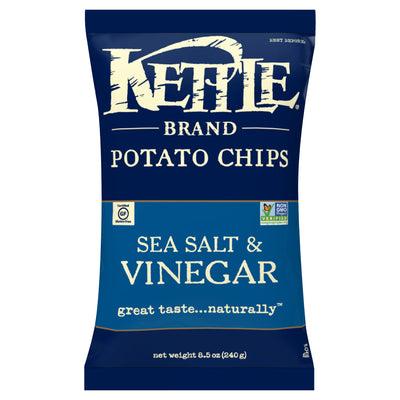 Kettle Sea Salt & Vinegar Potato Chips, 241 g