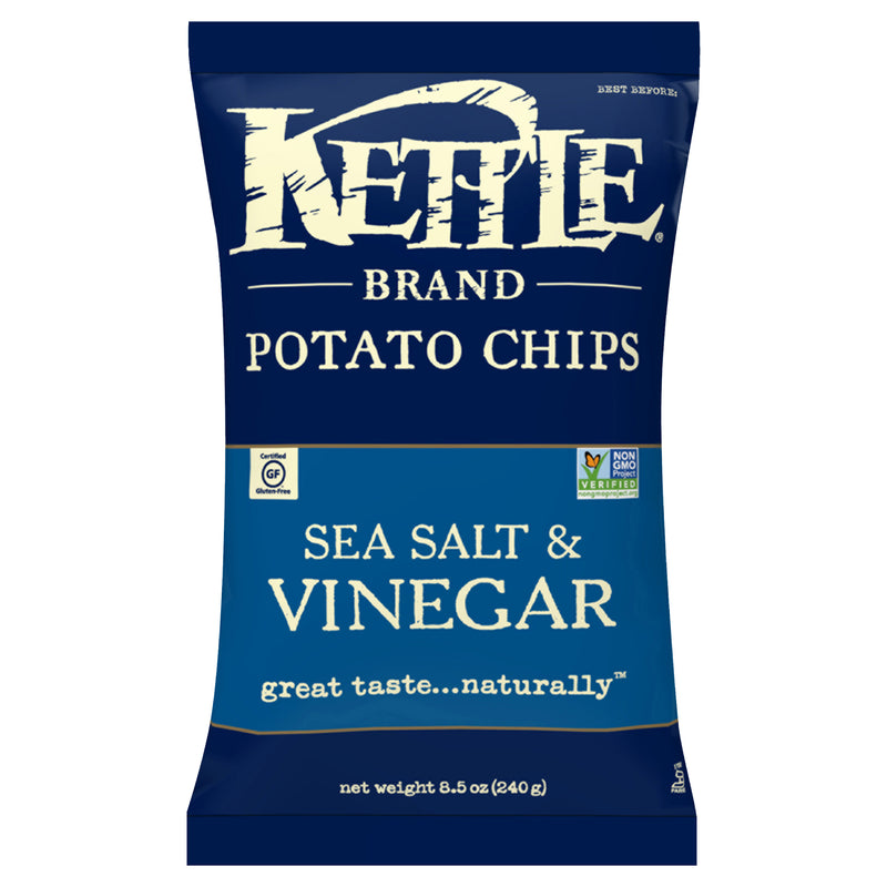 Kettle Sea Salt & Vinegar Potato Chips, 241 g