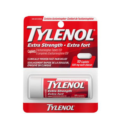 TYLENOL Extra Strength Pain Relief Caplets 10's