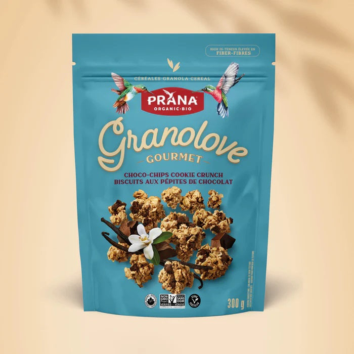 Prana Organic Vegan Gourmet Choco Chip Crunch Granolaove, 300 g