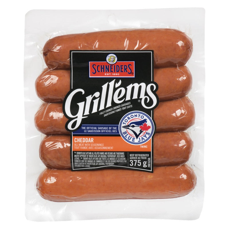 Schneiders Grill'ems Cheddar Sausages, 375 g
