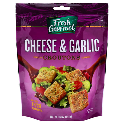 Fresh Gourmet Cheese & Garlic Premium Croutons, 142 g
