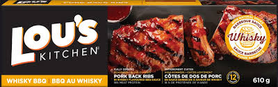 LOU'S BBQ WHISKY RIBS 610G 1 ea