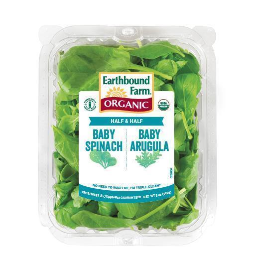 Earthbound Farm Organic Baby Spinach Baby Arugula, 142 g