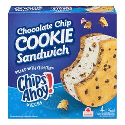 Chips Ahoy! Chocolate Chip Cookie Sandwich, 125 mL, 4 ct