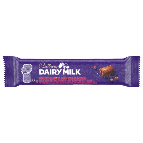 CADBURY FRUIT AND NUT 38 G