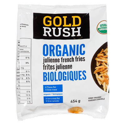 Gold Rush Organic Julienne French Fries, 454 g