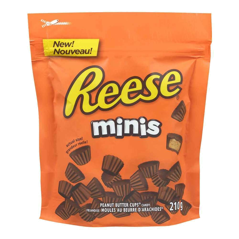 REESE Minis Peanut Butter Cups Candy 210g
