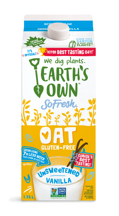 So Fresh Unsweetened Vanilla Oat Beverage, 1.75 litre