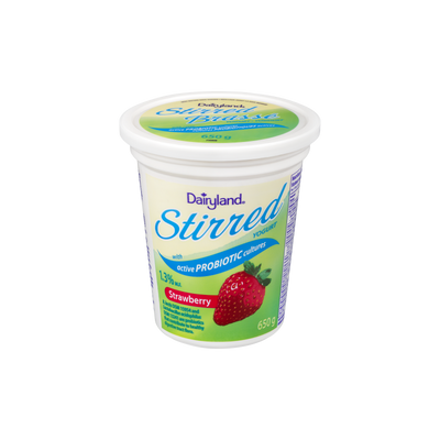 Dairyland Stirred Strawberry Yogurt, 650 g