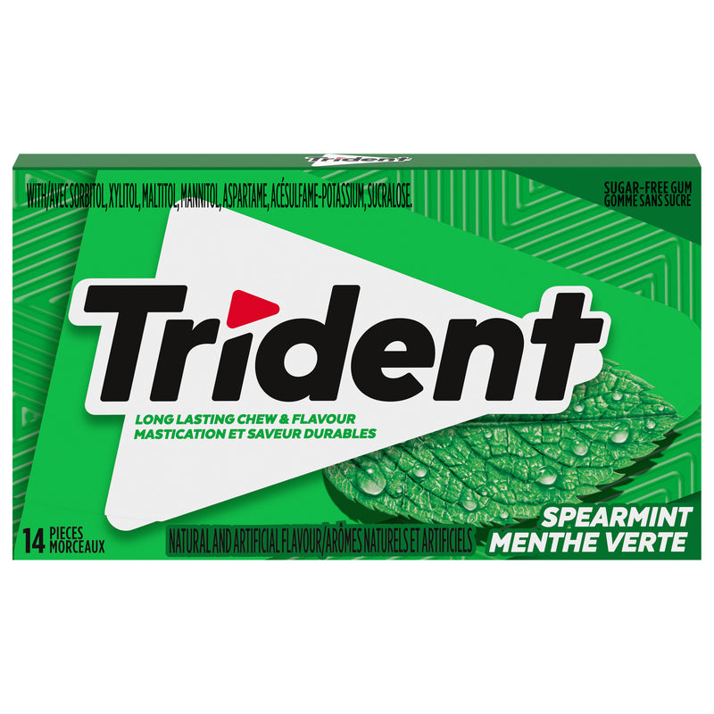 TRIDENT Spearmint 14 Pieces