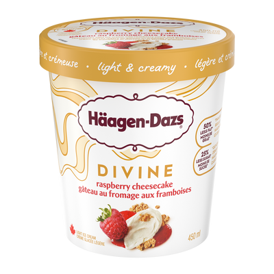 Haagen-dazs Divine Raspberry Cheesecake Ice Cream, 450 mL