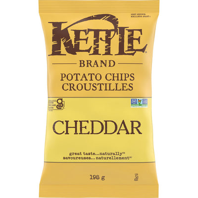 Kettle Cheddar Potato Chips, 198 g