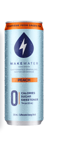 WAKEWATER PEACH 355 ml