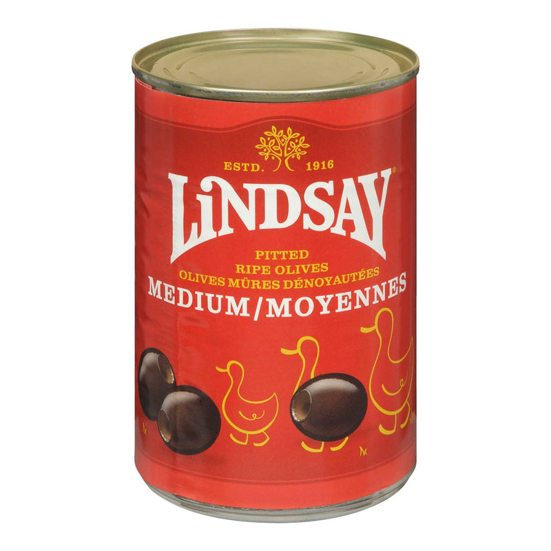 LINDSAY Medium Pitted Olives 398ml